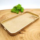 Матовий скляний чохол Glass case для iPhone 13 Gold