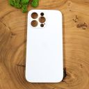 Матовий скляний чохол Glass case для iPhone 14 Pro Max White