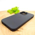 Матовий скляний чохол Glass case для iPhone 13 Pro Max Graphite