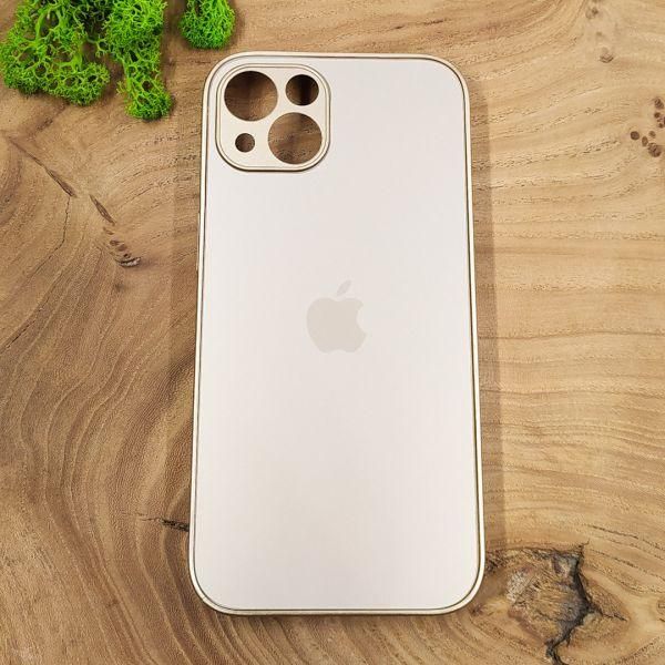 Матовий скляний чохол Glass case для iPhone 12 Gold(зас.тов.)