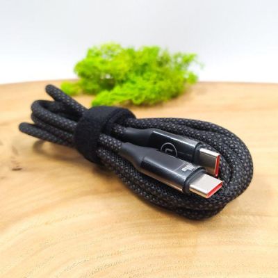 Кабель Usams US-SJ640 USB Type C - USB Type C 100W Colorful Light