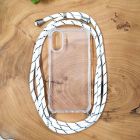 Чохол зі шнурком HOCO Crossbody case для iPhone 16 White