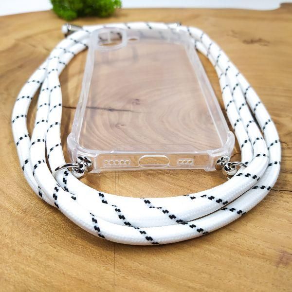 Чохол зі шнурком HOCO Crossbody case для iPhone 16 White