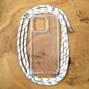 Чохол зі шнурком HOCO Crossbody case для iPhone 16 Pro White