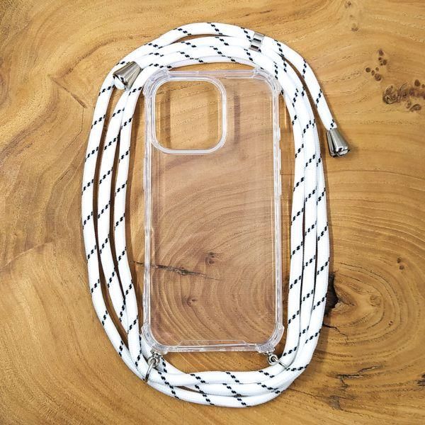 Чохол зі шнурком HOCO Crossbody case для iPhone 16 Pro White