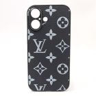 Шкіряний чохол Louis Vuitton leather case для iPhone 16 Black