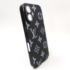 Шкіряний чохол Louis Vuitton leather case для iPhone 16 Black