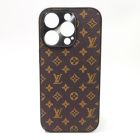 Шкіряний чохол Louis Vuitton leather case для iPhone 16 Pro Brown