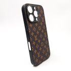 Шкіряний чохол Louis Vuitton leather case для iPhone 16 Pro Brown