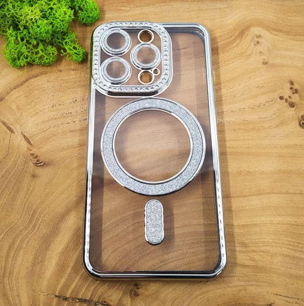 Чохол Hoco Diamond case with MagSafe для iPhone 16 Pro Max Silver