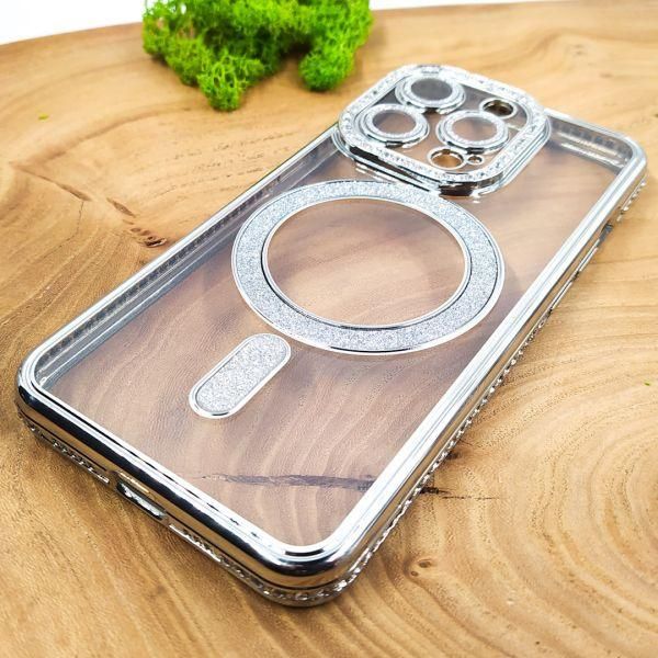 Чохол Hoco Diamond case with MagSafe для iPhone 16 Pro Max Silver