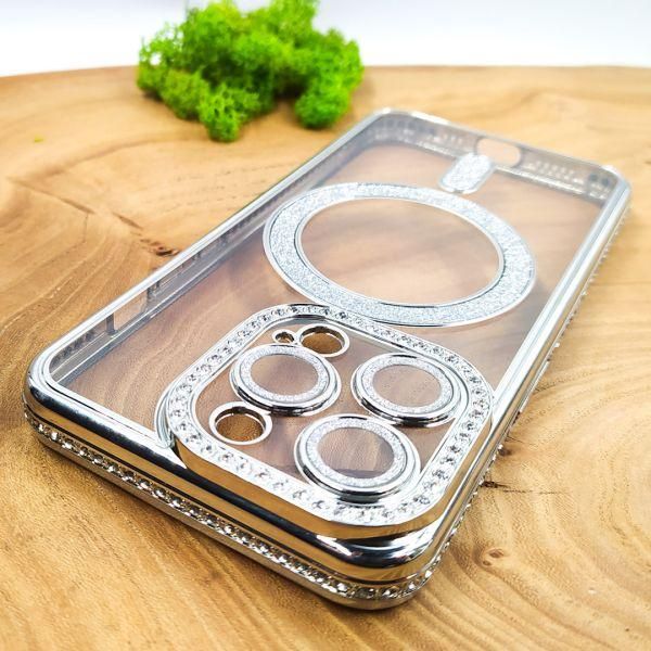 Чохол Hoco Diamond case with MagSafe для iPhone 16 Pro Max Silver