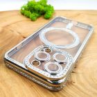 Чохол Hoco Diamond case with MagSafe для iPhone 16 Pro Silver