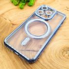 Чохол Hoco Diamond case with MagSafe для iPhone 16 Pro Light Blue(зас.тов.)