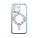 Чохол Hoco Diamond case with MagSafe для iPhone 16 Light Blue