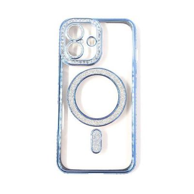 Чохол Hoco Diamond case with MagSafe для iPhone 16 Light Blue