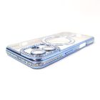 Чохол Hoco Diamond case with MagSafe для iPhone 16 Light Blue
