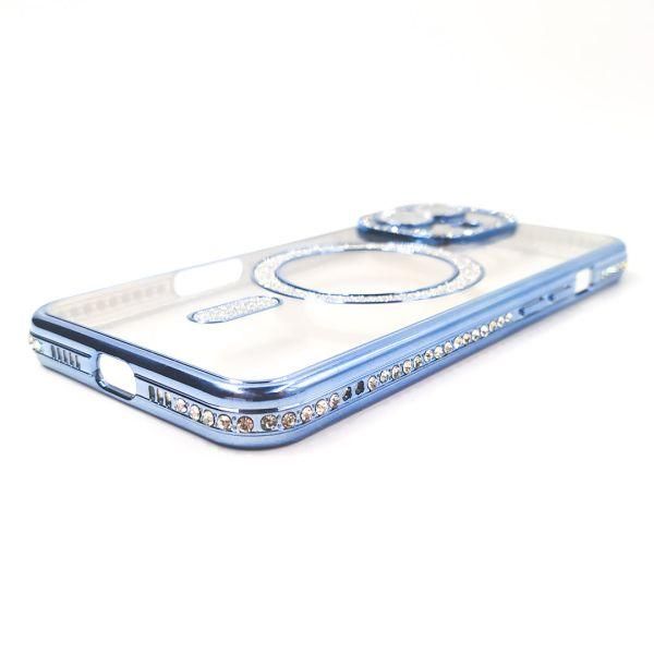 Чохол Hoco Diamond case with MagSafe для iPhone 16 Light Blue