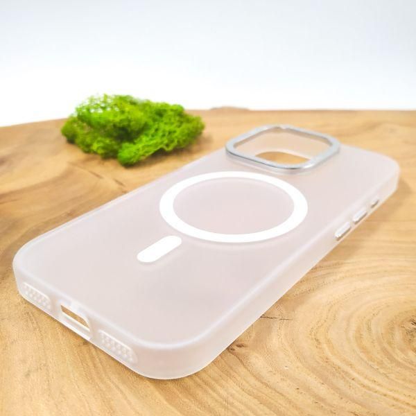 Чохол Baseus Smoke case Matte with MagSafe для iPhone 16 White