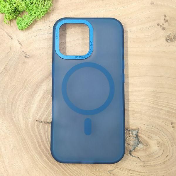 Чохол Baseus Smoke case Matte with MagSafe для iPhone 16 Pacific Blue