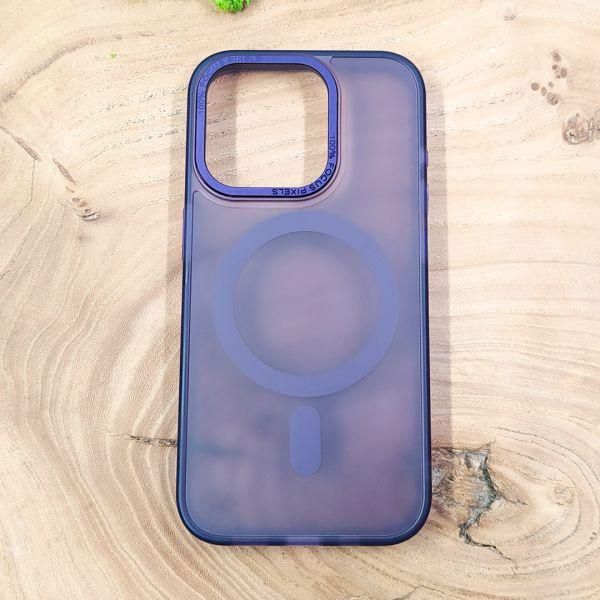 Чохол Baseus Smoke case Matte with MagSafe для iPhone 16 Pro Purple