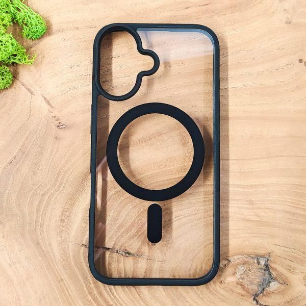 Чохол HOCO Smoke case with MagSafe для iPhone 16 Black