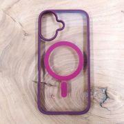 Чохол HOCO Smoke case with MagSafe для iPhone 16 Marsala