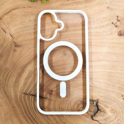 Чохол HOCO Smoke case with MagSafe для iPhone 16 White