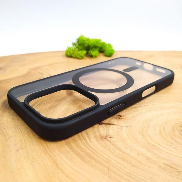 Чохол HOCO Smoke case with MagSafe для iPhone 16 Pro Max Black