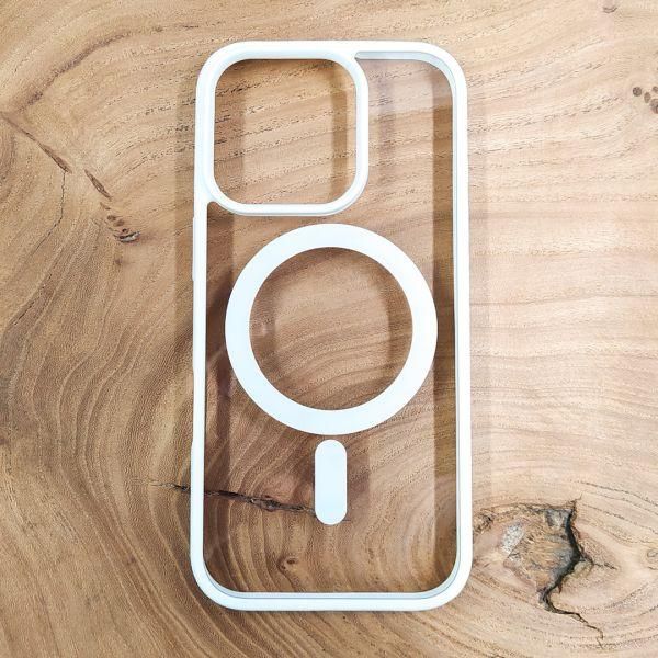 Чохол HOCO Smoke case with MagSafe для iPhone 16 Pro White