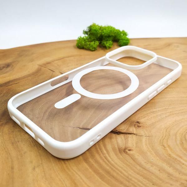 Чохол HOCO Smoke case with MagSafe для iPhone 16 Pro White