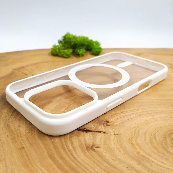 Чохол HOCO Smoke case with MagSafe для iPhone 16 Pro White