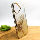 Чохол USAMS Butterfly case для iPhone 16 Gold