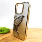 Чохол USAMS Butterfly case для iPhone 16 Pro Gold
