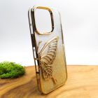 Чохол USAMS Butterfly case для iPhone 16 Pro Gold