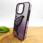 Чохол USAMS Butterfly case для iPhone 16 Pro Max Dark Purple