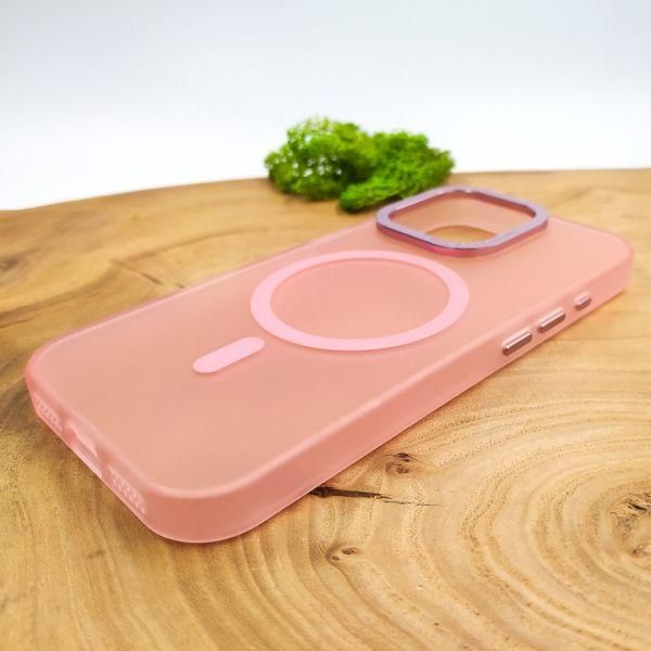 Чохол Baseus Smoke case Matte with Magsafe iPhone 16 Pink(зас.тов.)