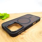 Чохол Baseus Smoke case Magsafe with Metal Stand для iPhone 16 Pro Black