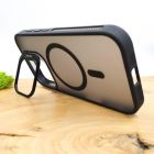 Чохол Baseus Smoke case Magsafe with Metal Stand для iPhone 16 Pro Black