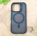 Чохол Baseus Smoke case Magsafe with Metal Stand для iPhone 16 Pro Max Black