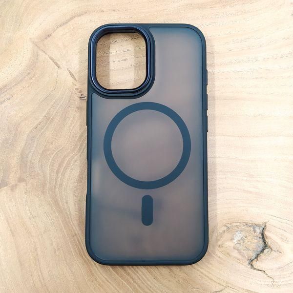 Чохол HOCO Smoke case Matte with MagSafe для iPhone 16 Black