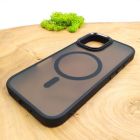 Чохол HOCO Smoke case Matte with MagSafe для iPhone 16 Black