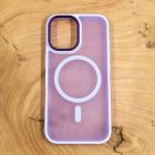 Чохол HOCO Smoke case Matte with MagSafe для iPhone 16 Light Purple(зас.тов.)