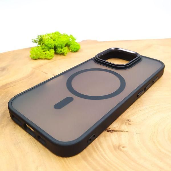 Чохол HOCO Smoke case Matte with MagSafe для iPhone 16 Pro Max Black