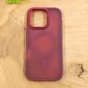 Чохол HOCO Smoke case Matte with MagSafe для iPhone 16 Pro Red