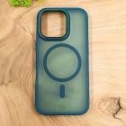 Чохол HOCO Smoke case Matte with MagSafe для iPhone 16 Pro Dark Green(зас.тов.)
