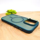 Чохол HOCO Smoke case Matte with MagSafe для iPhone 16 Pro Dark Green(зас.тов.)