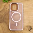 Чохол HOCO Smoke case Matte with MagSafe для iPhone 16 Pro Max Pink