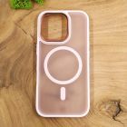 Чохол HOCO Smoke case Matte with MagSafe для iPhone 16 Pro Max Pink