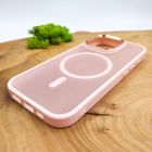 Чохол HOCO Smoke case Matte with MagSafe для iPhone 16 Pro Max Pink